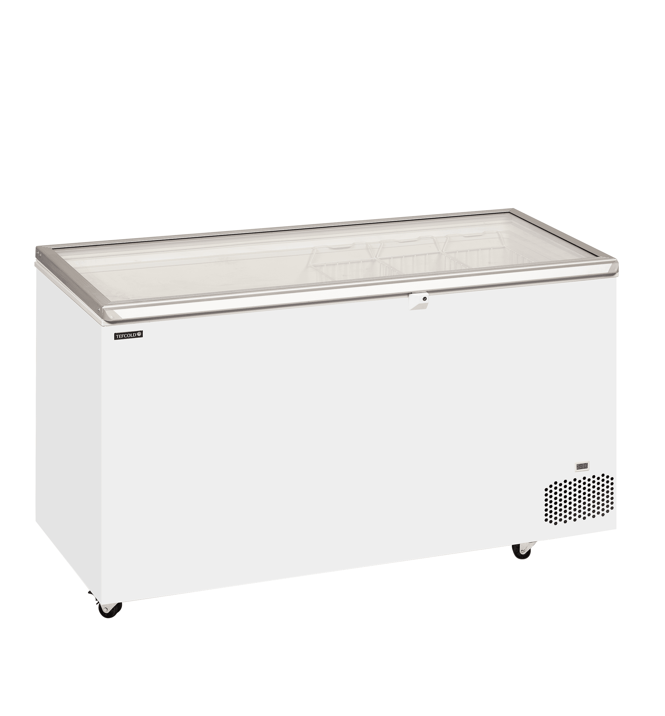 Hinged Glass Lid Chest Freezer — image 1