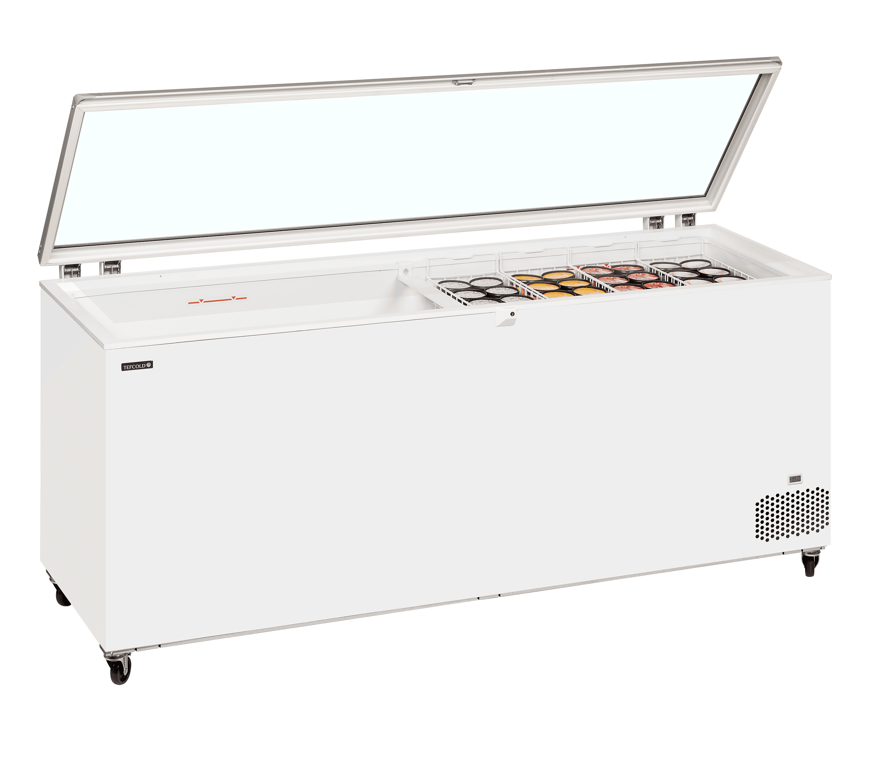 Hinged Glass Lid Chest Freezer — image 2
