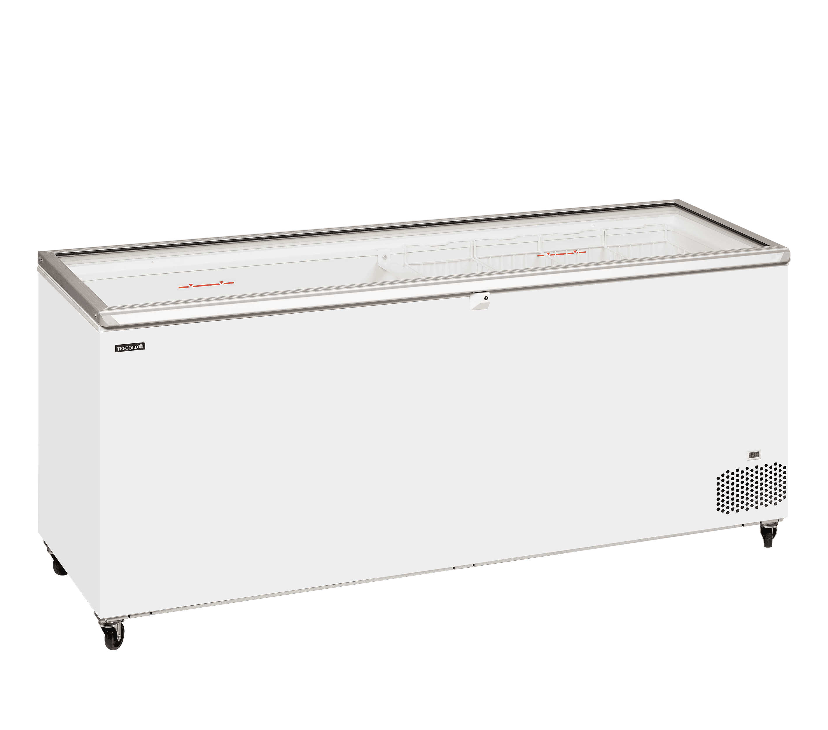 Hinged Glass Lid Chest Freezer — image 1