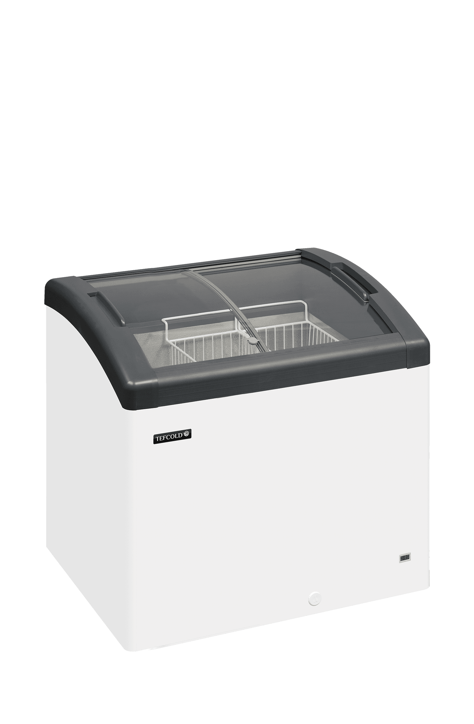 Sliding Curved Glass Lid Chest Freezer — image 1
