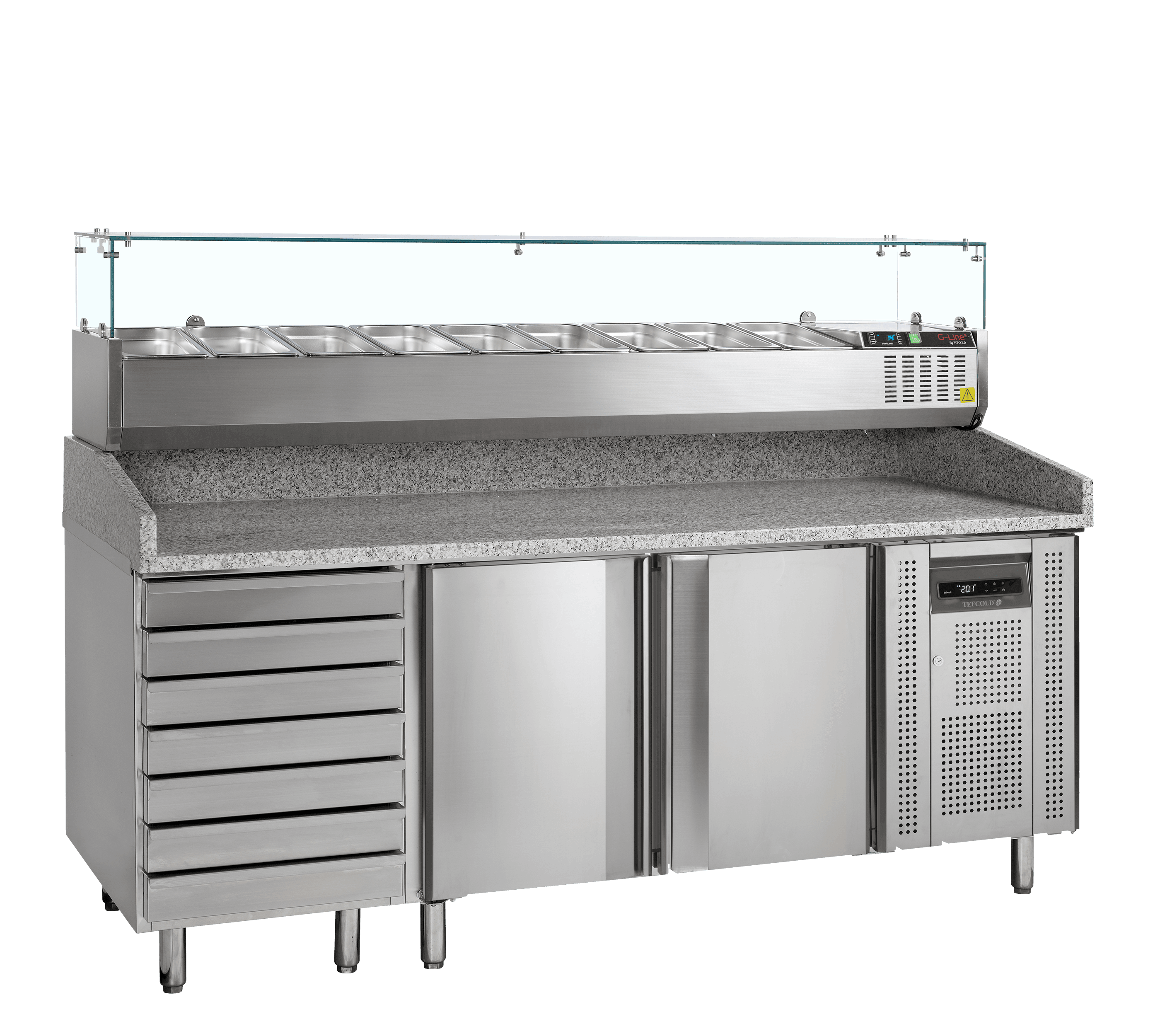 Pizza Table with Topping unit — image 1