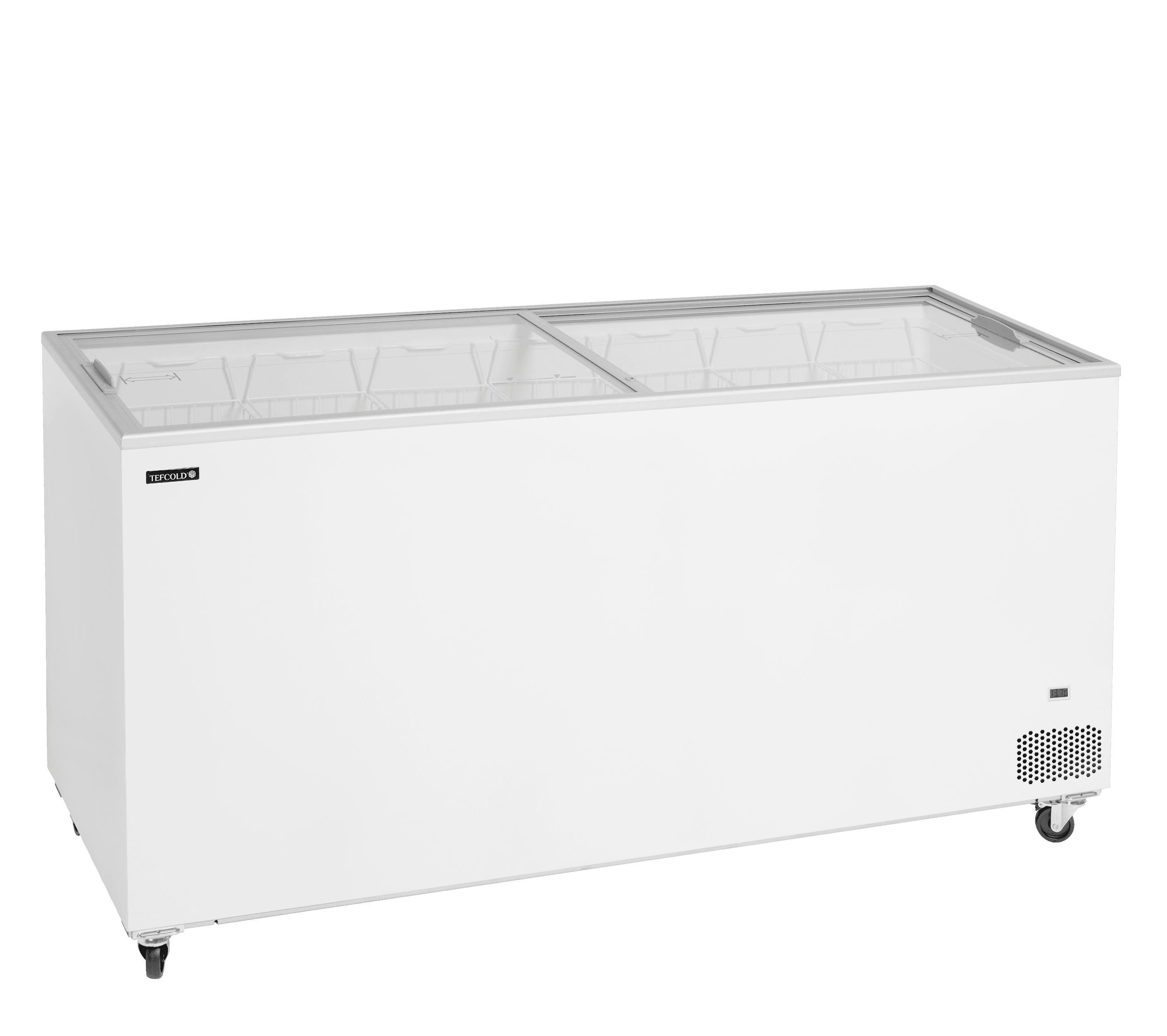 Sliding Flat Glass Lid Chest Freezer — image 1