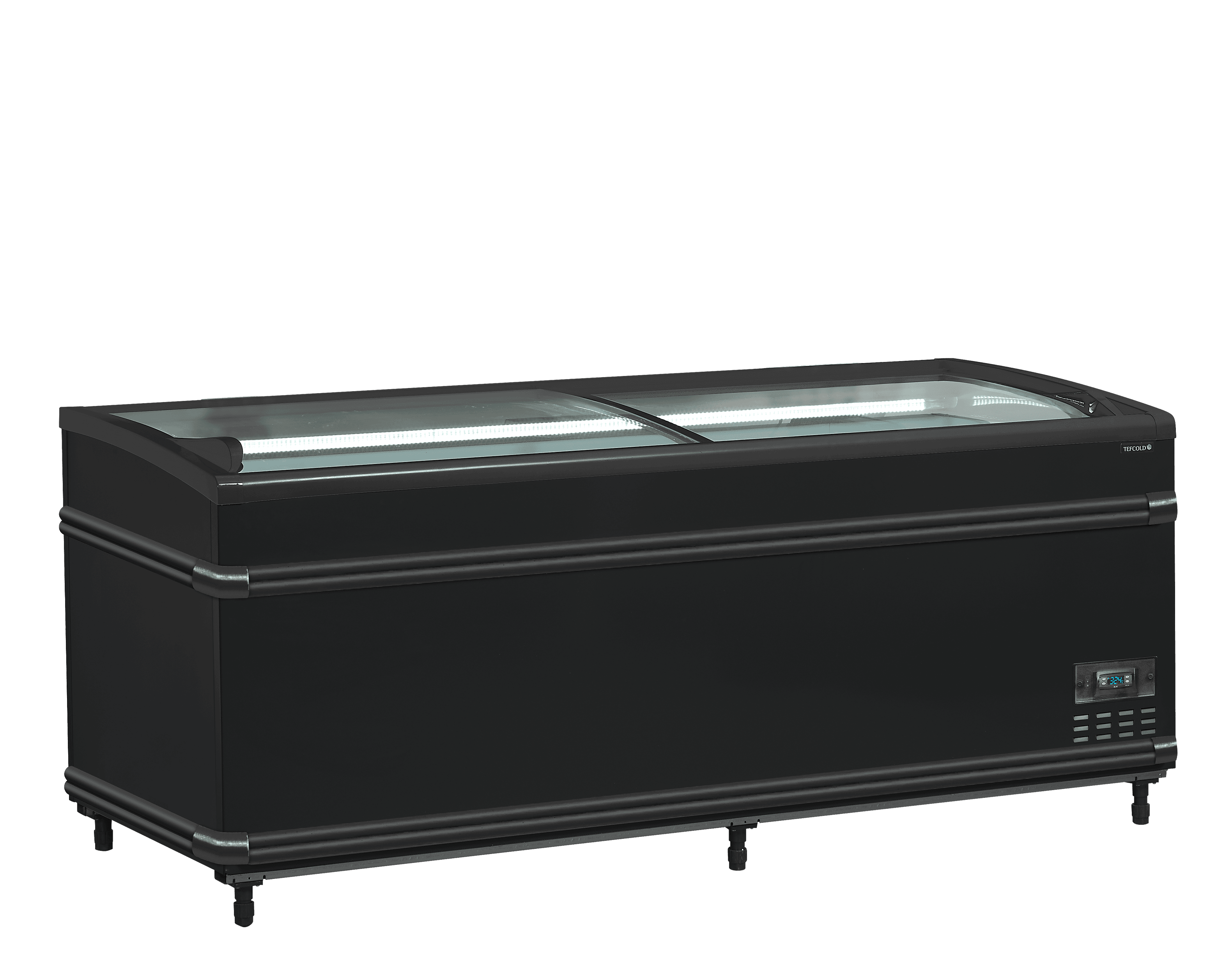 Black Supermarket Chiller / Freezer — image 1