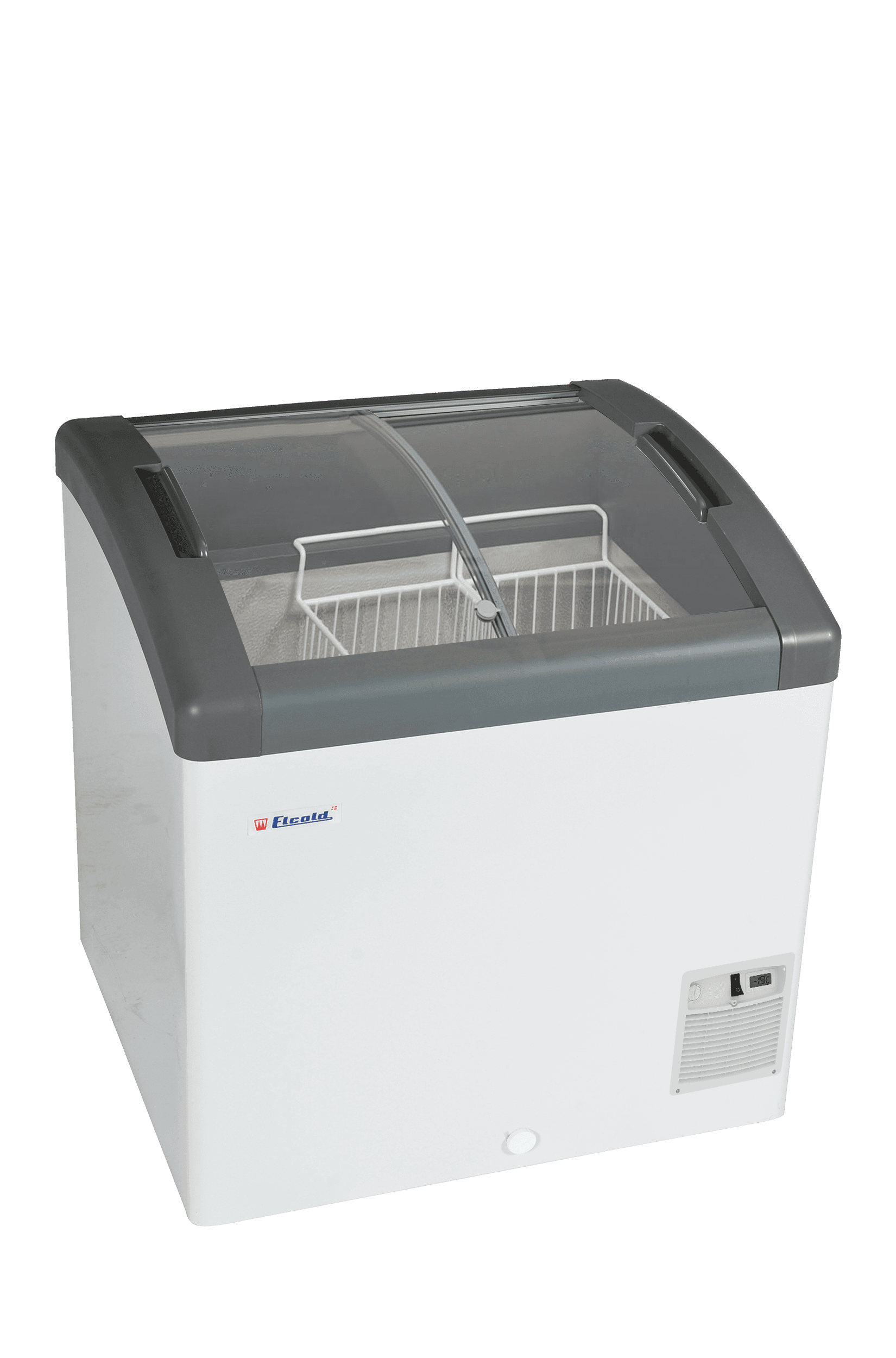 Sliding Curved Glass Lid Chest Freezer — image 1