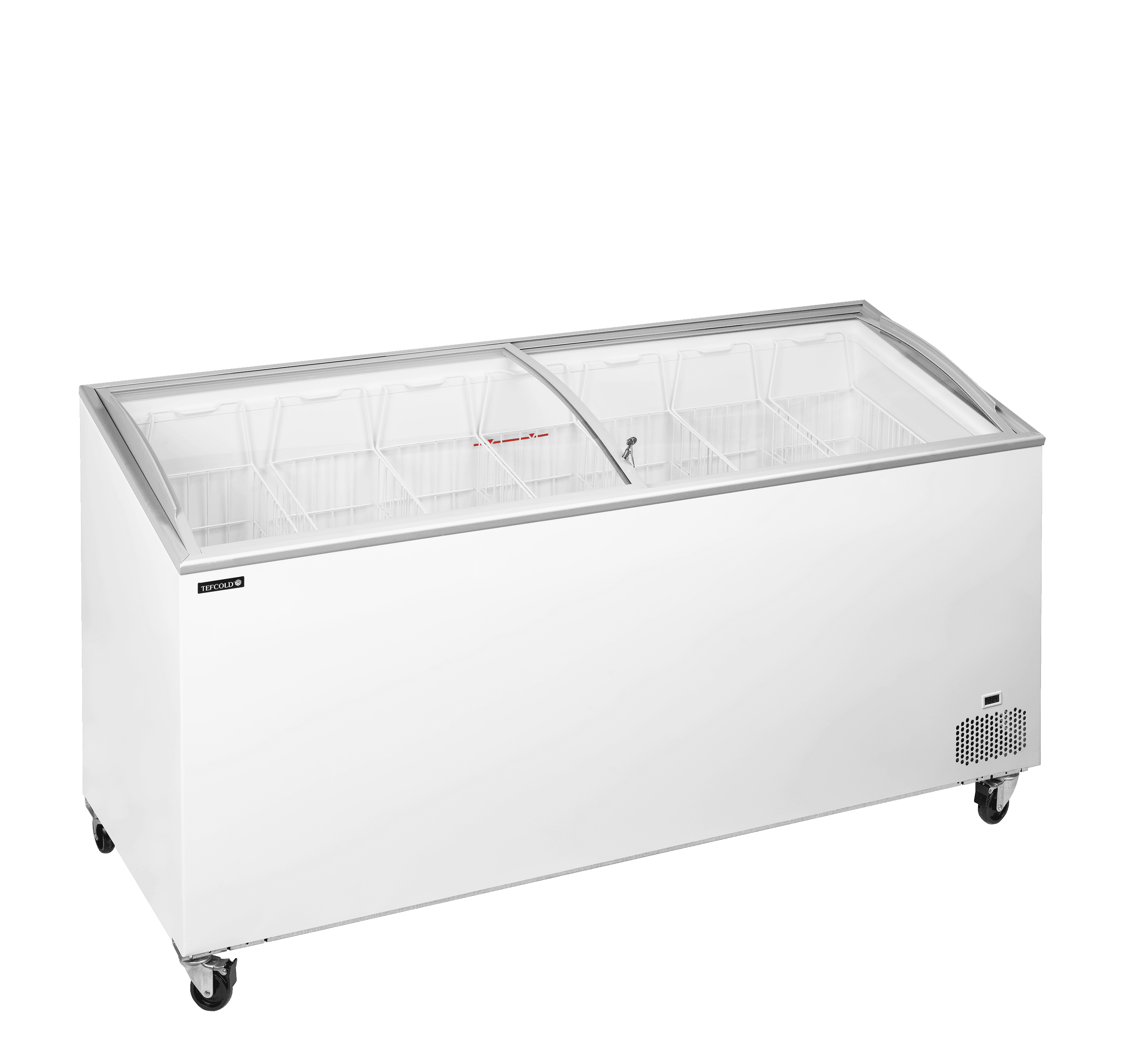 Sliding Curved Glass Lid Chest Freezer — image 1